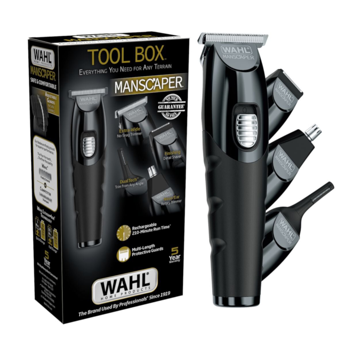 Wahl Manscaper All-In-One Shaver & Trimmer Tool Box Wahl