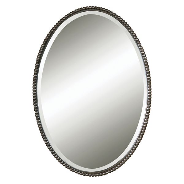 Uttermost Sherise Beaded Beveled Wall Mirror Uttermost