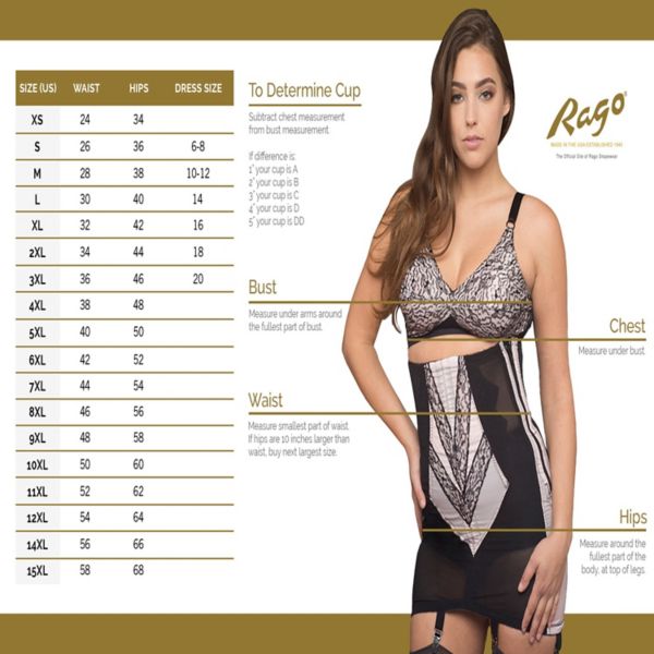 Трусики для лёгкой коррекции фигуры от Rago Shapewear с укрепляющей панелью для живота Rago Shapewear