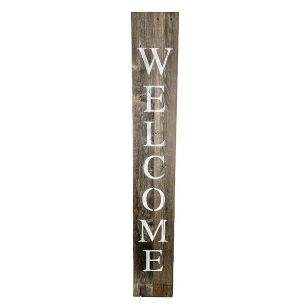 Rustic Farmhouse 5ft Vertical Front Porch Welcome Sign BarnwoodUSA