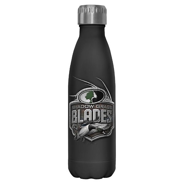 Mossy Oak Shadow Grass Blades Duck Metal Logo 17-oz. Stainless Steel Bottle Mossy Oak