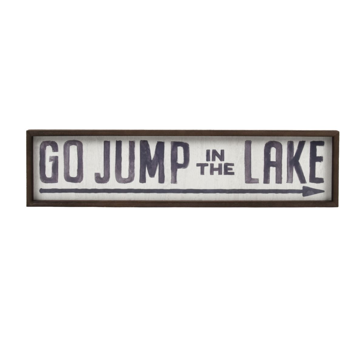 Sonoma Goods For Life® Go Jump in the Lake Reverse Box Wall Decor SONOMA