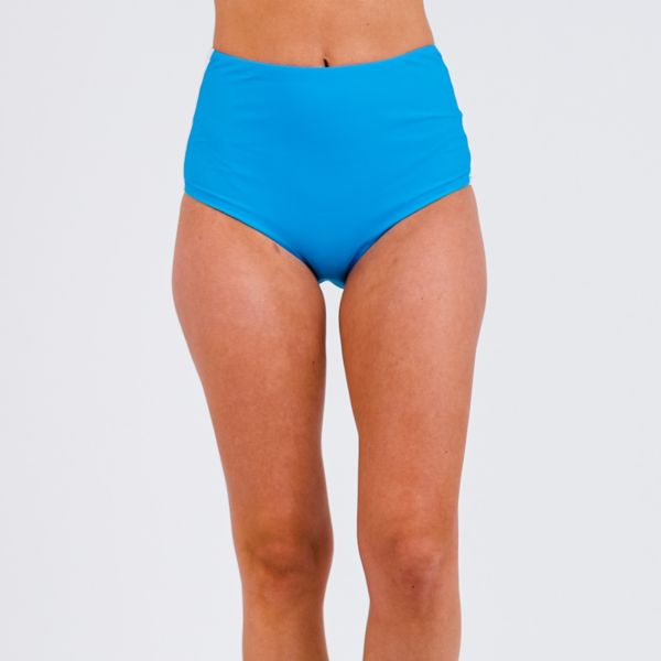 Women's Color Block High-Waisted Bikini Bottom Calypsa LLC