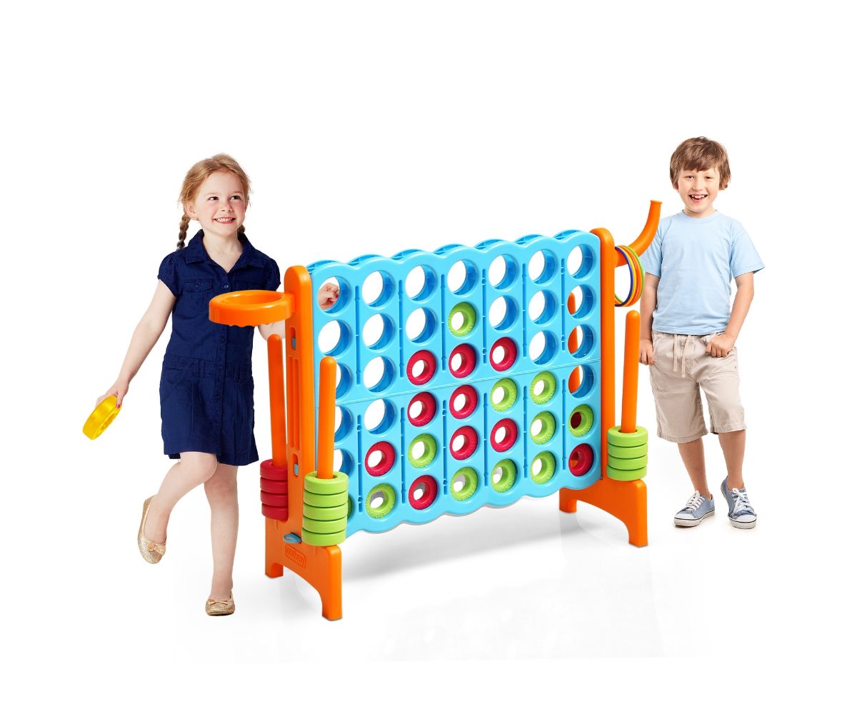 2.5 Feet 4-to-Score Giant Game Set Slickblue