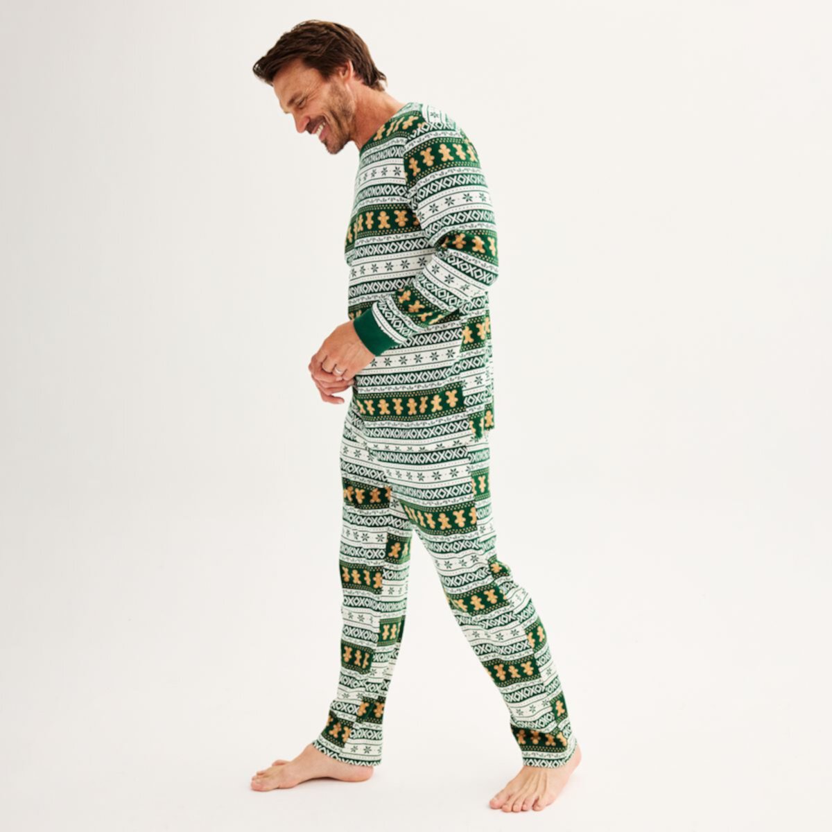Men's LC Lauren Conrad Jammies For Your Families® Fairisle Top & Bottoms Pajama Set Jammies For Your Families