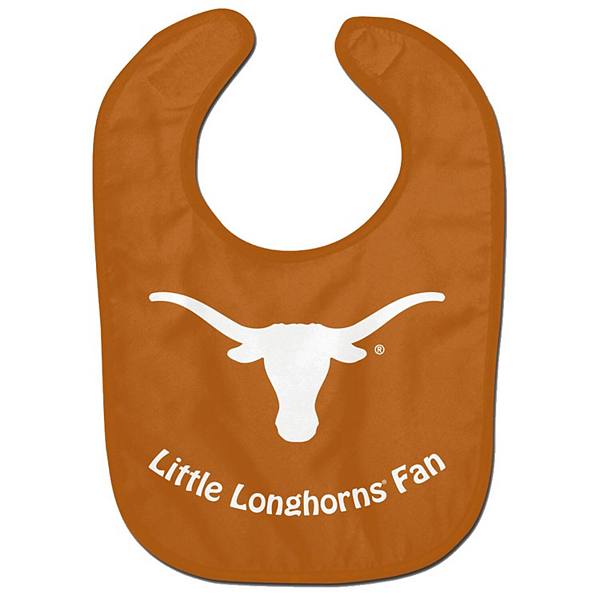 Нагрудник для младенцев Texas Longhorns, 100% полиэстер, легкая стирка, яркий дизайн Wincraft