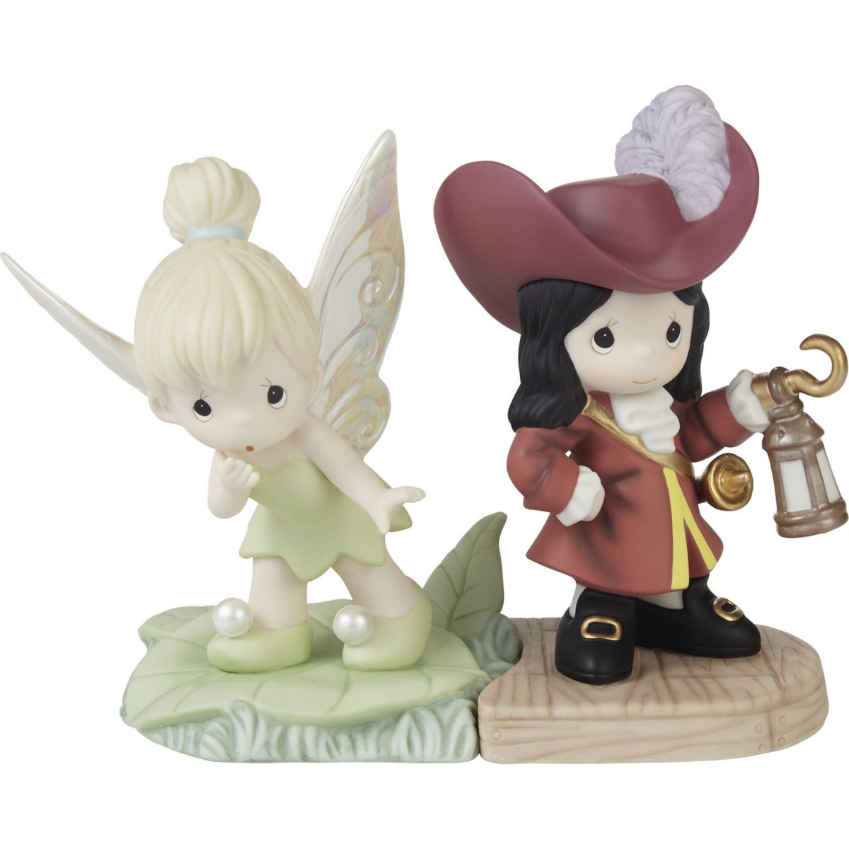 Disney's Peter Pan Tinker Bell & Captain Hook Life Is A Daring Adventure Figurine Table Decor 2-piece Set by Precious Moments Precious Moments