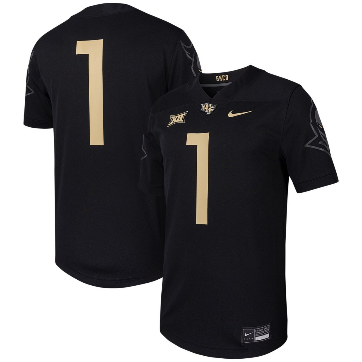 Men's Nike #1 Black UCF Knights Untouchable Football Replica Jersey Nike