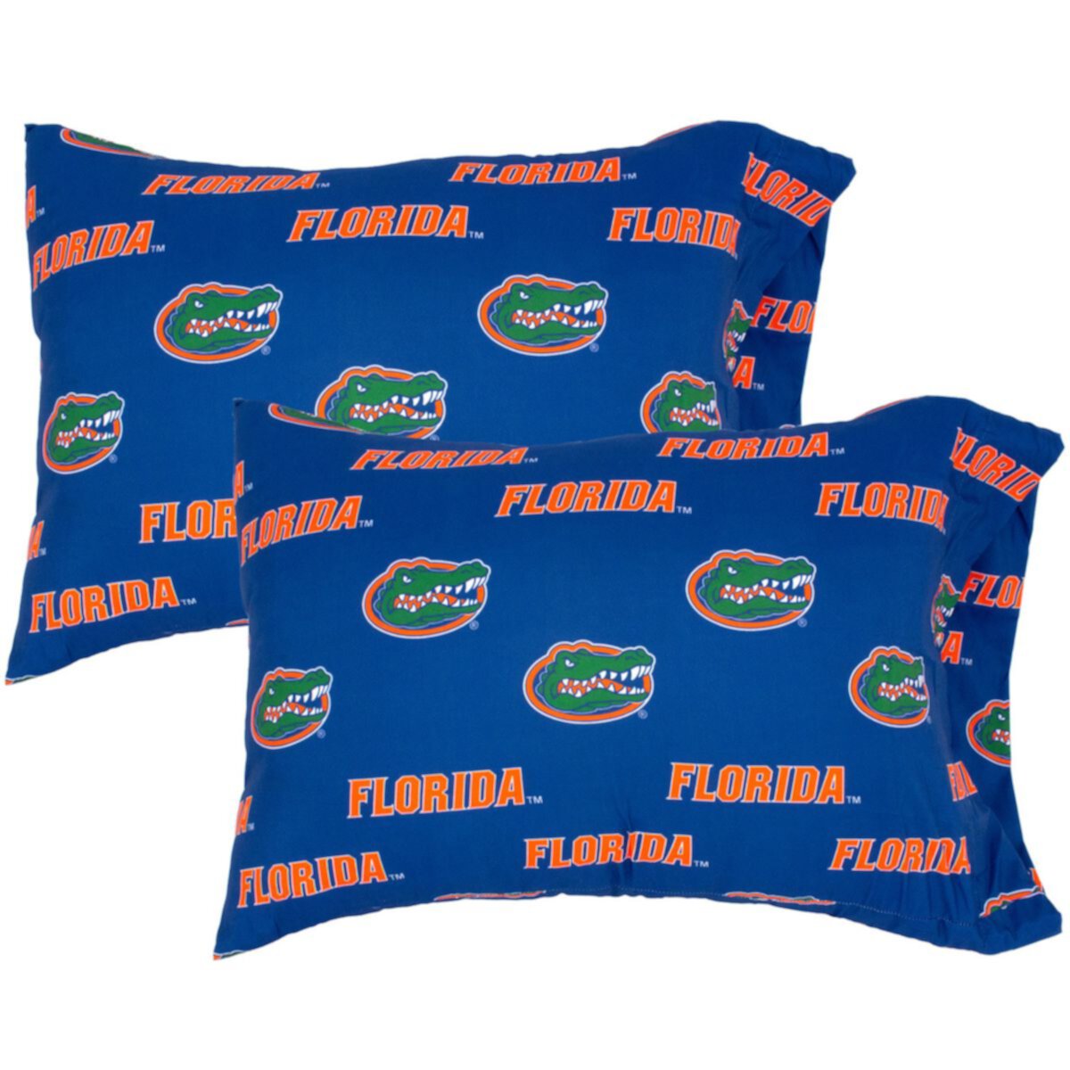 NCAA Florida Gators Set of 2 King Pillowcases NCAA
