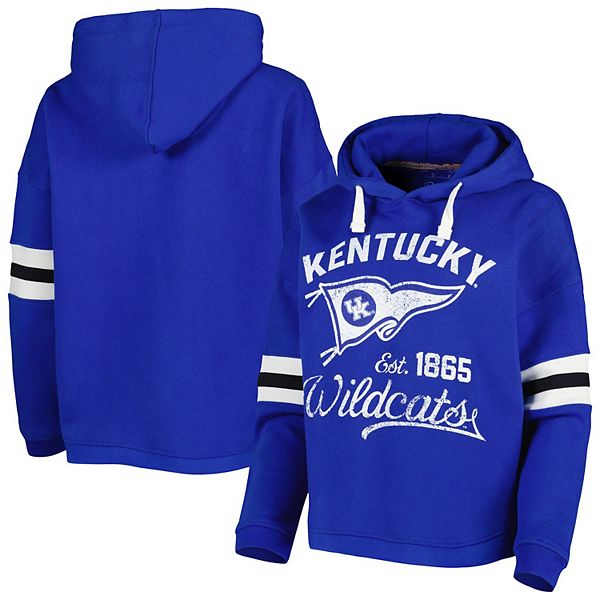 Женское худи с капюшоном Kentucky Wildcats Super Pennant от Pressbox, 60% хлопок, 40% полиэстер Pressbox