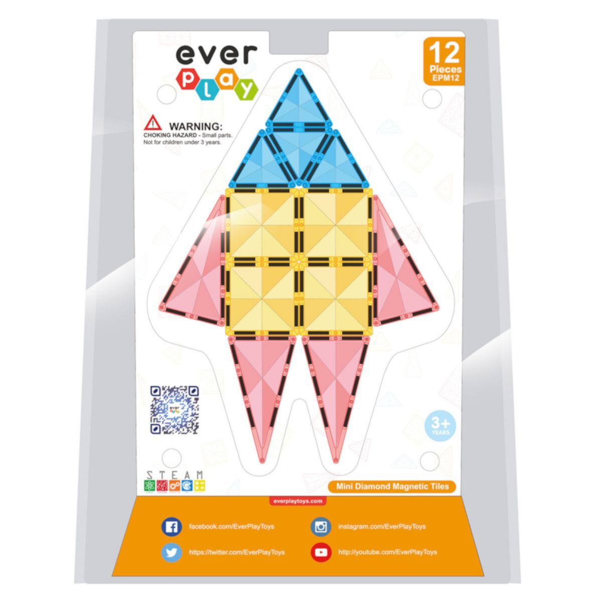 EverPlay 12pc Magnet Building Tiles PicassoTiles