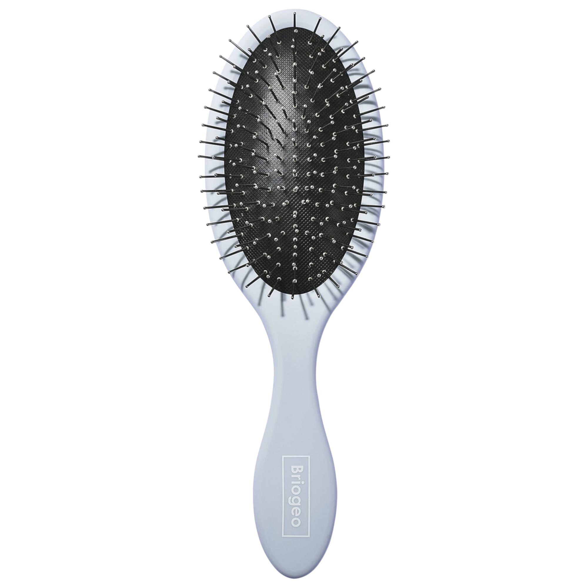 Detangle + Massage Metal Tip Paddle Brush Briogeo