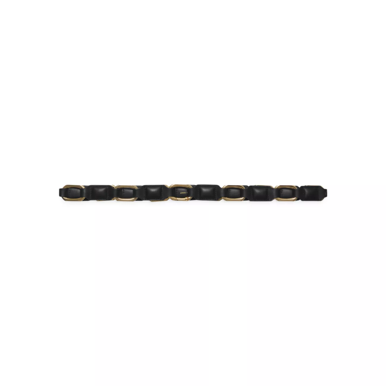 Mini Jody Chain-Link Leather Belt ANINE BING