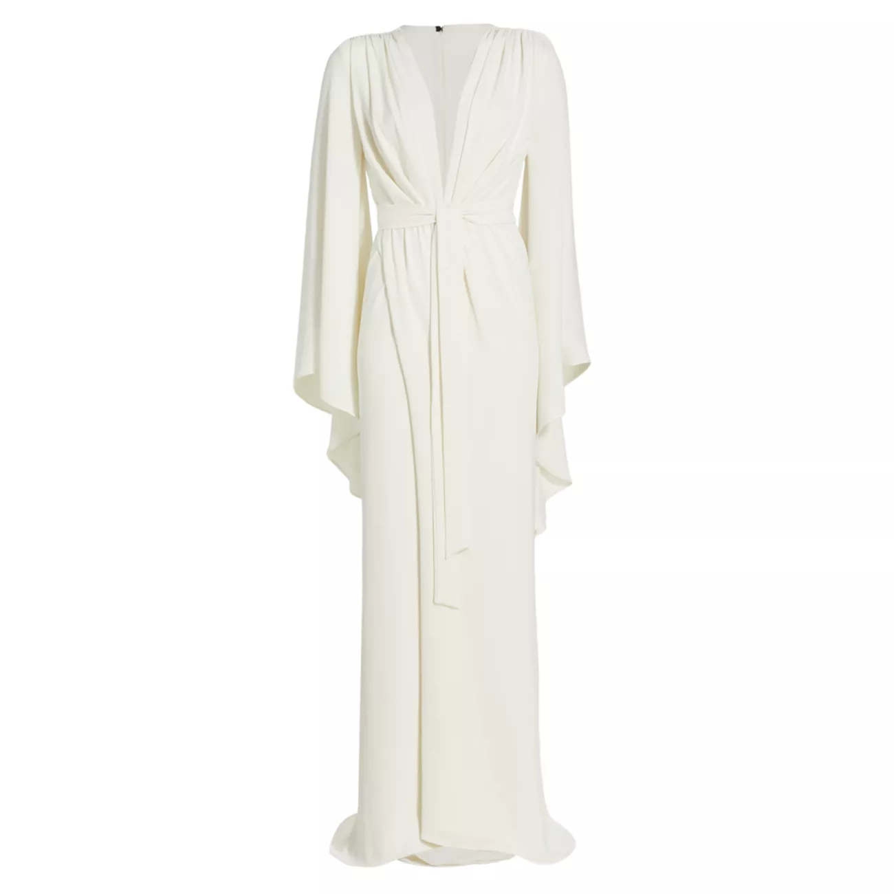 Emma Long-Sleeve Woven Gown MICHAEL COSTELLO COLLECTION