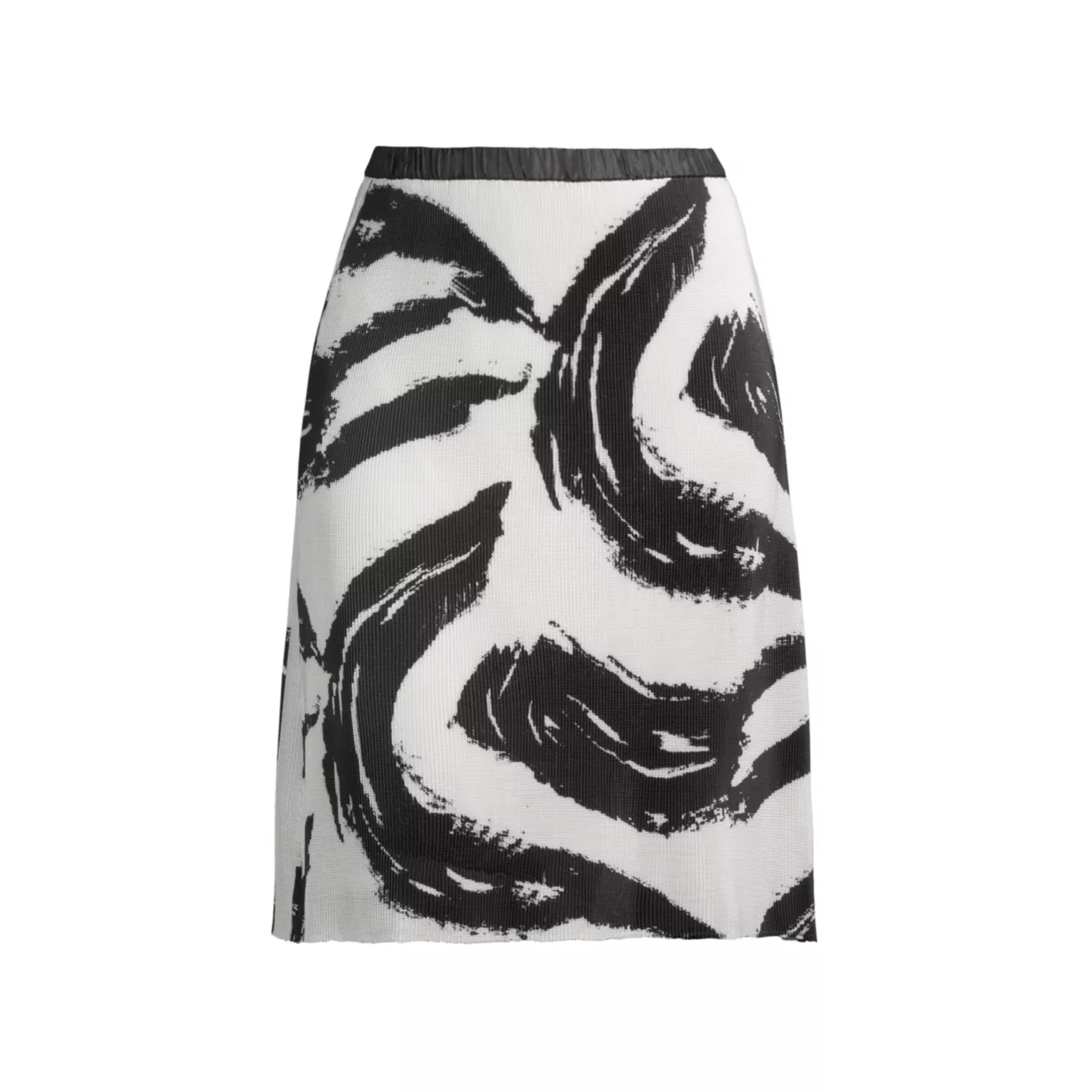 Plus Abstract A-Line Midi-Skirt Ming Wang