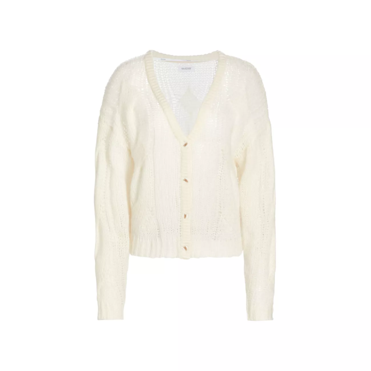 Cable-Knit Wool &amp; Cashmere Cardigan NAADAM