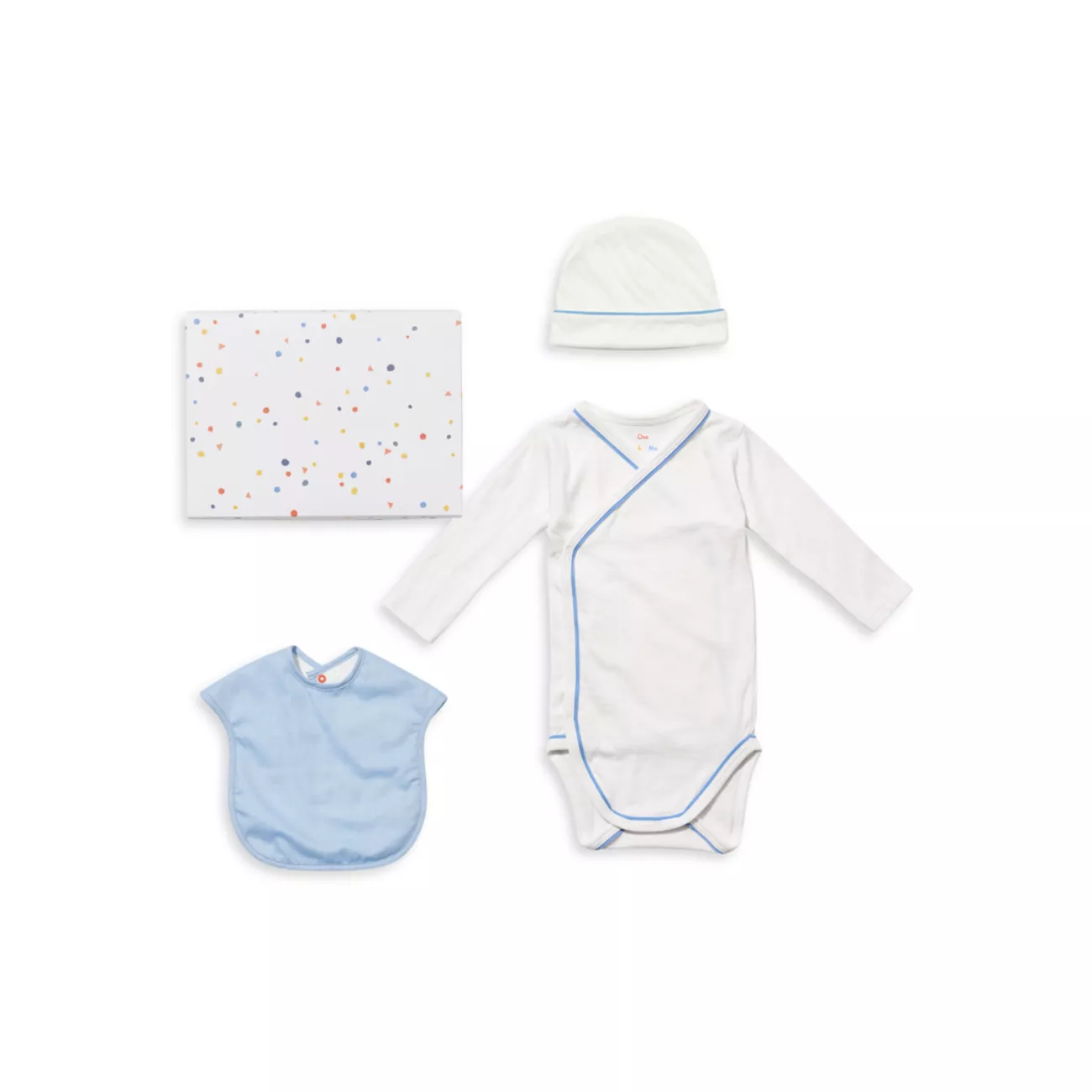 Baby's Starter Beanie, Bodysuit &amp; Bib Set Oso & Me