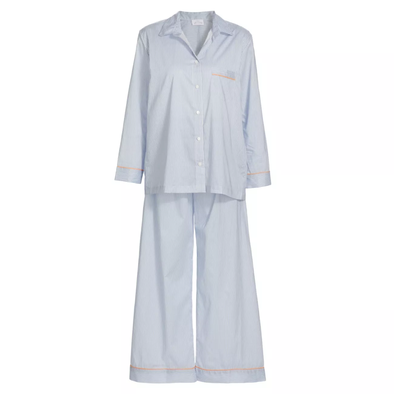 Stripe Cotton Pajama Set Pour Les Femmes