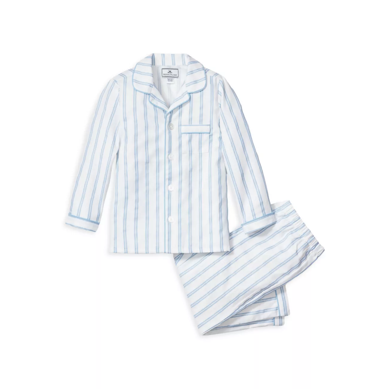 Little Boy's &amp; Boy's Striped Cotton-Blend Pajamas Petite Plume