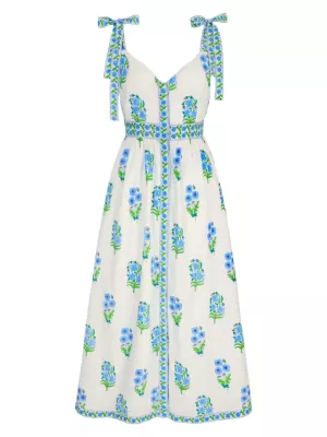 Cyan Magnolia Maree Dress Pink City Prints