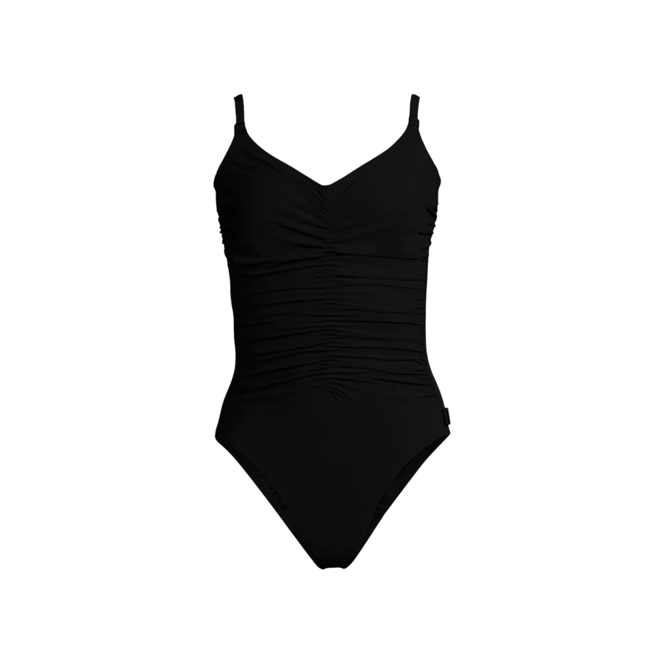 V-Neck One-Piece Swimsuit SHAN