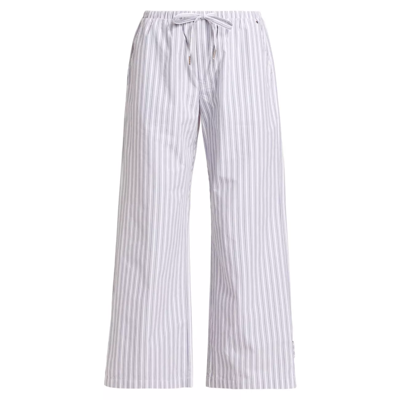 Striped Cotton Drawstring Pants Stellae Dux