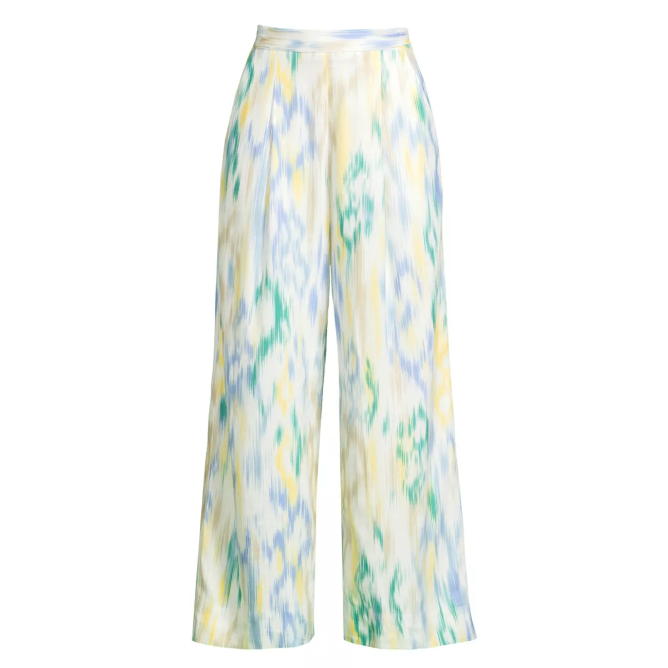 Ikat-Inspired Crop Trousers Undra Celeste