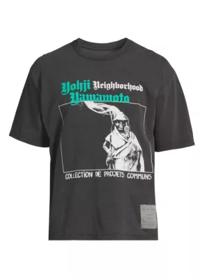 Neighborhood Skeleton Crewneck T-Shirt Yohji Yamamoto