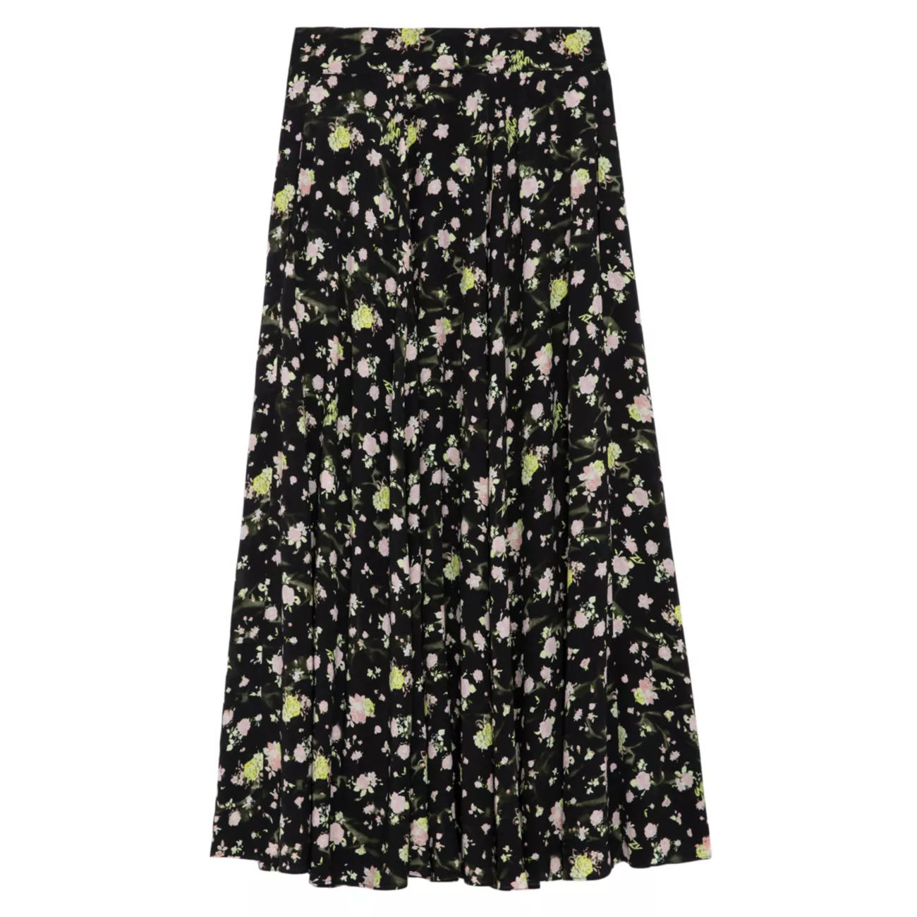 Joyo Soft Crinkle Roses Maxi Skirt Zadig & Voltaire