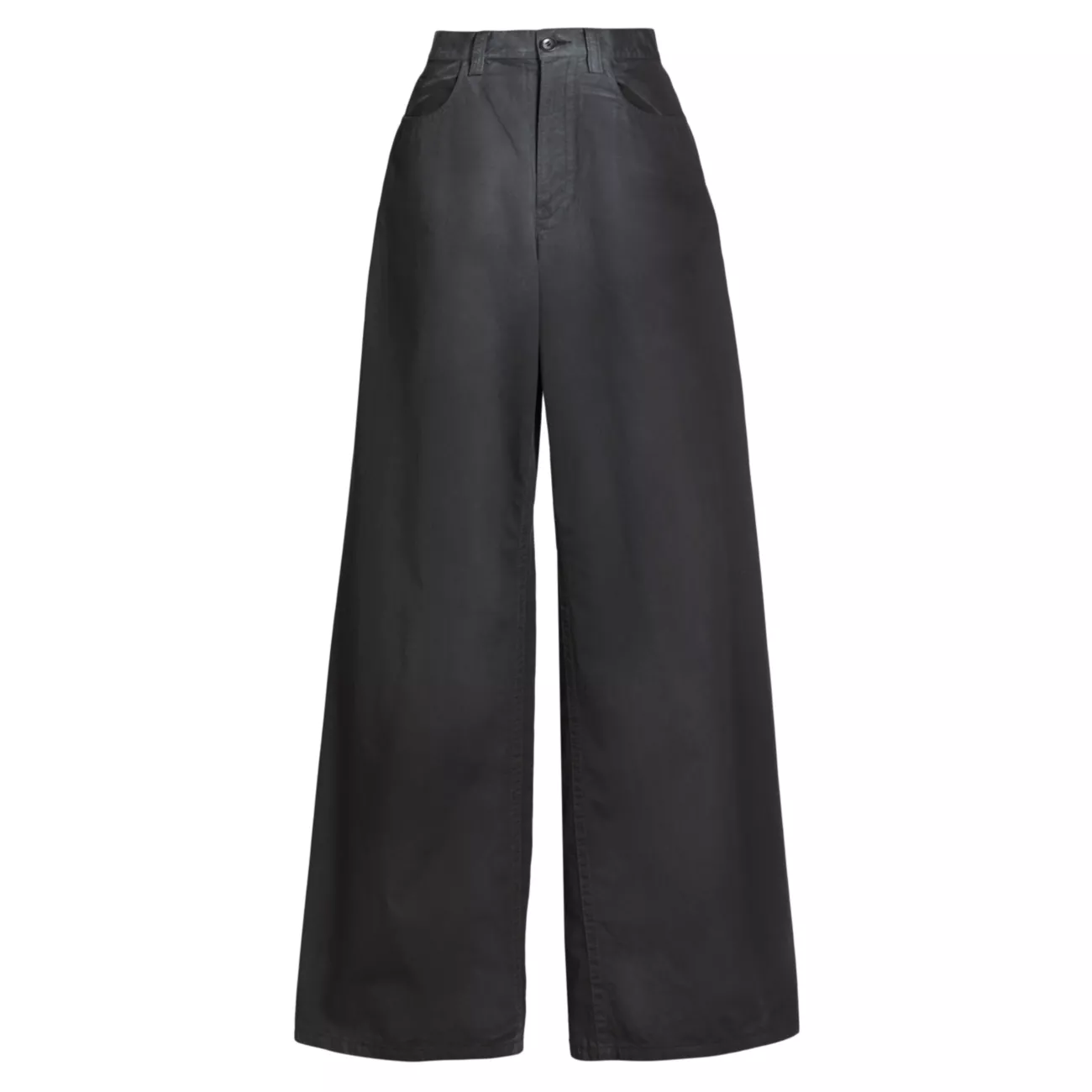 Mid-Rise Darted Wide-Leg Jeans Alexander Wang