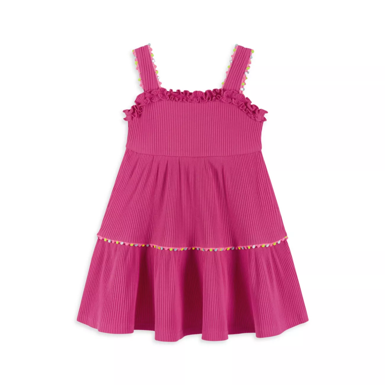 Little Girl's Ruffle Rib-Knit Dress Andy & Evan