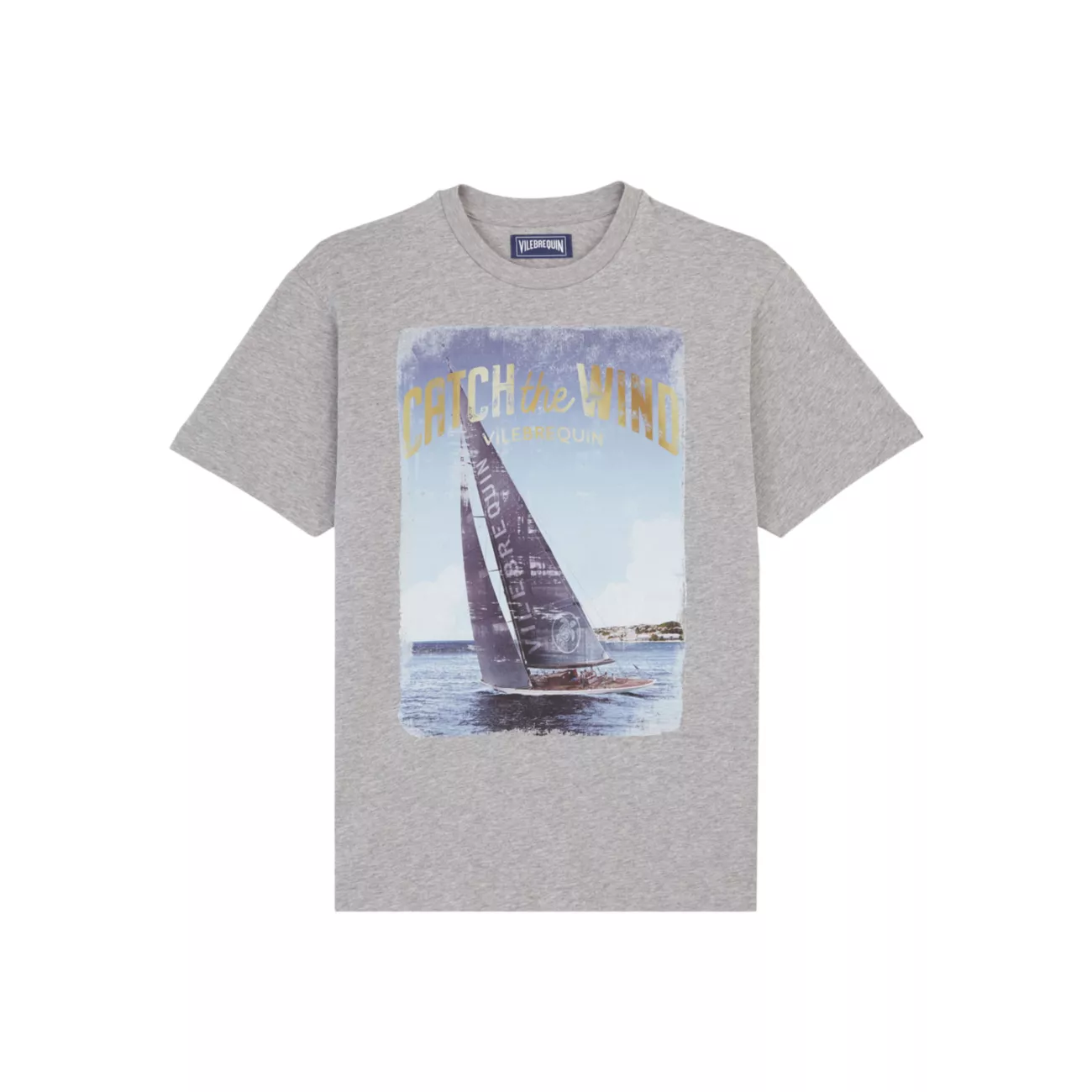 'Catch The Wind' Sailboat T-Shirt VILEBREQUIN