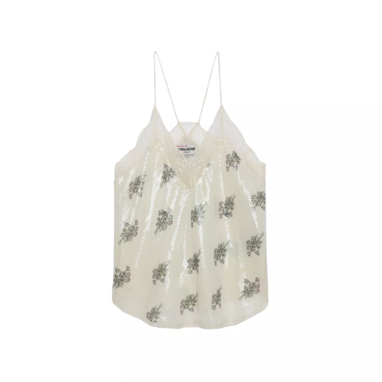 Christy Floral Sequined Camisole Zadig & Voltaire