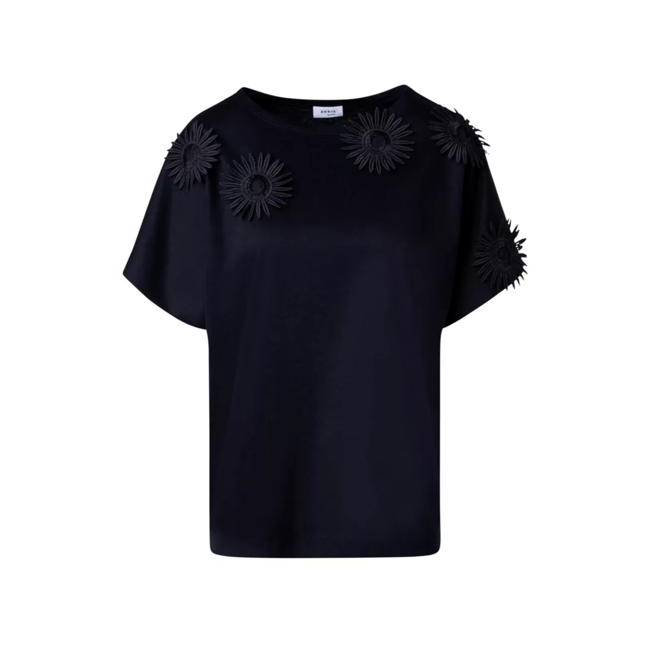 Embroidered Floral T-Shirt Akris punto