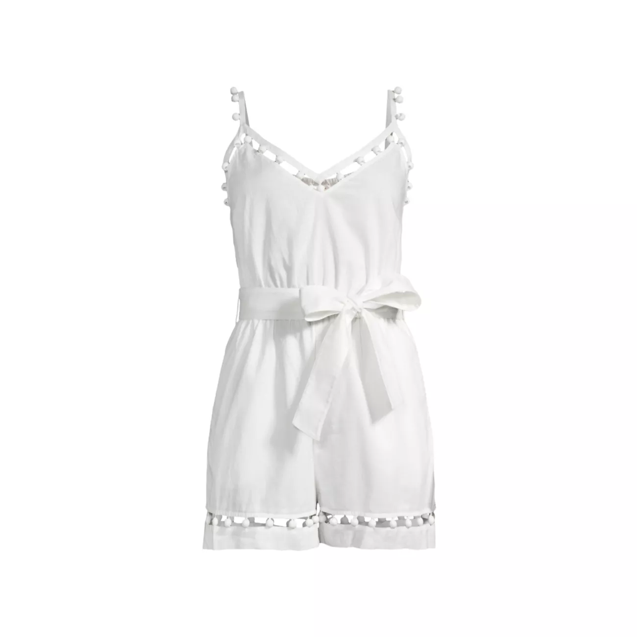 Beaded Cotton Voile Romper MILLY