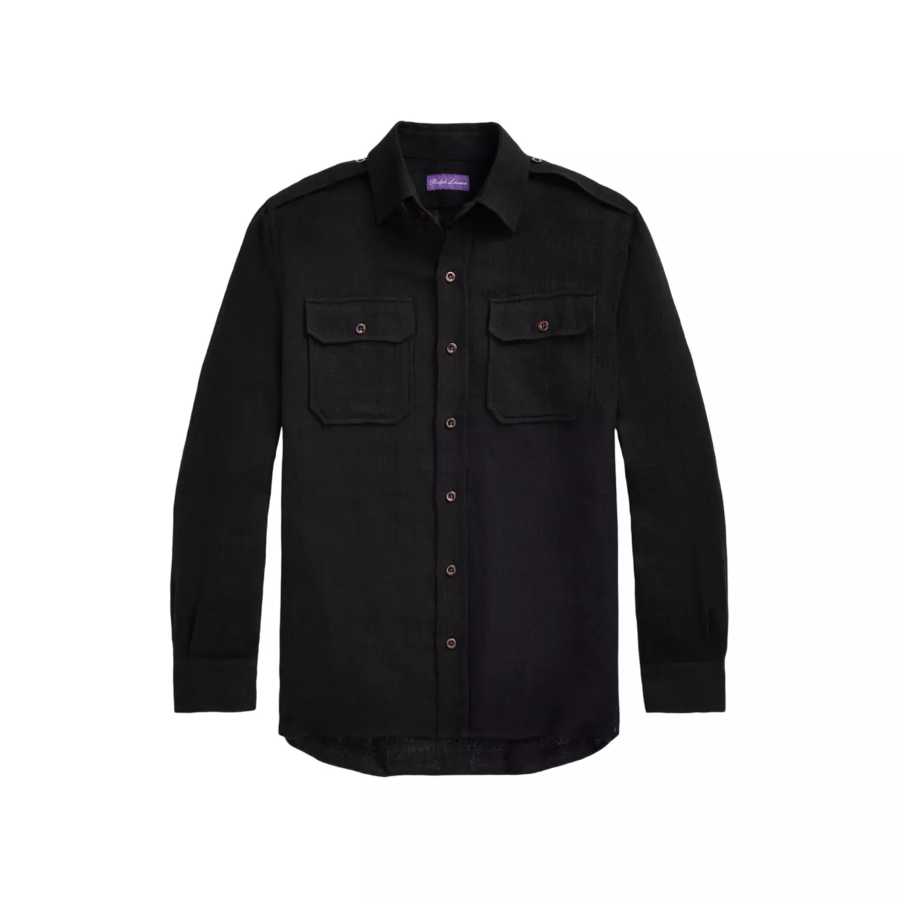 Raleigh Linen &amp; Silk-Blend Button-Front Shirt Ralph Lauren