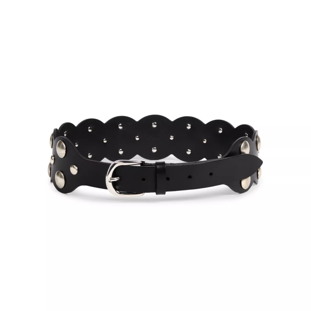 Agia Studded Leather Belt Isabel Marant