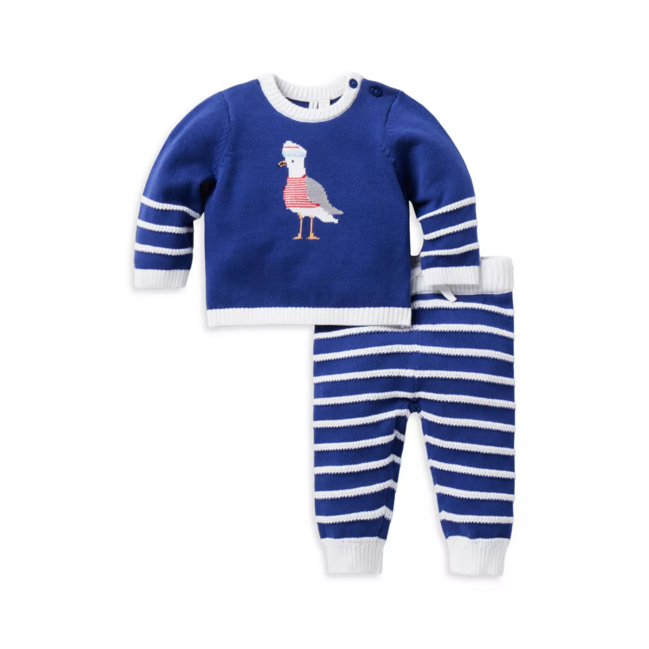 Baby Boy's Seagull Stripe Sweater &amp; Pants Set Janie and Jack