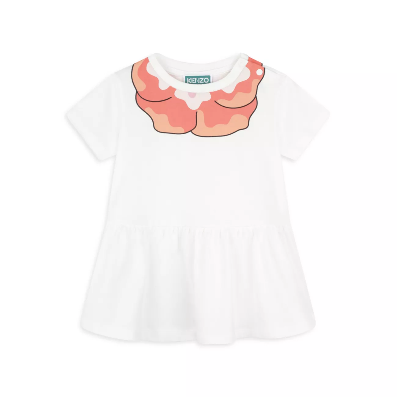 Baby Girl's Flower T-Shirt Dress KENZO