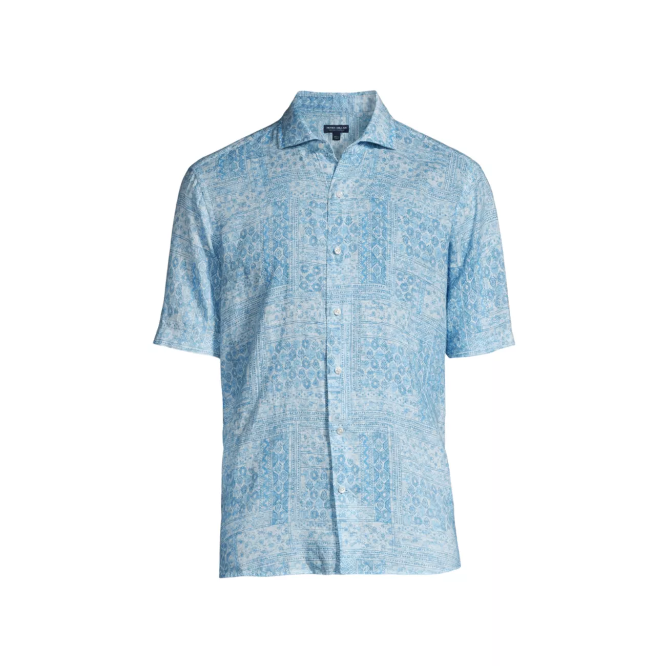 Crown Crafted Lian Linen Short-Sleeve Sport Shirt Peter Millar