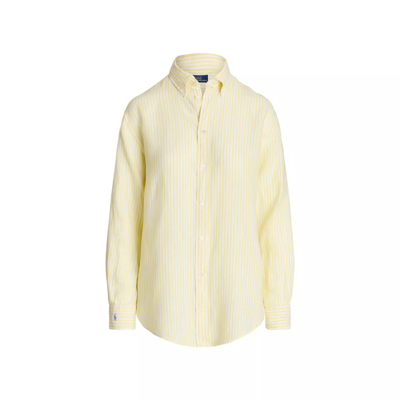 Striped Linen Oversized Shirt Polo Ralph Lauren