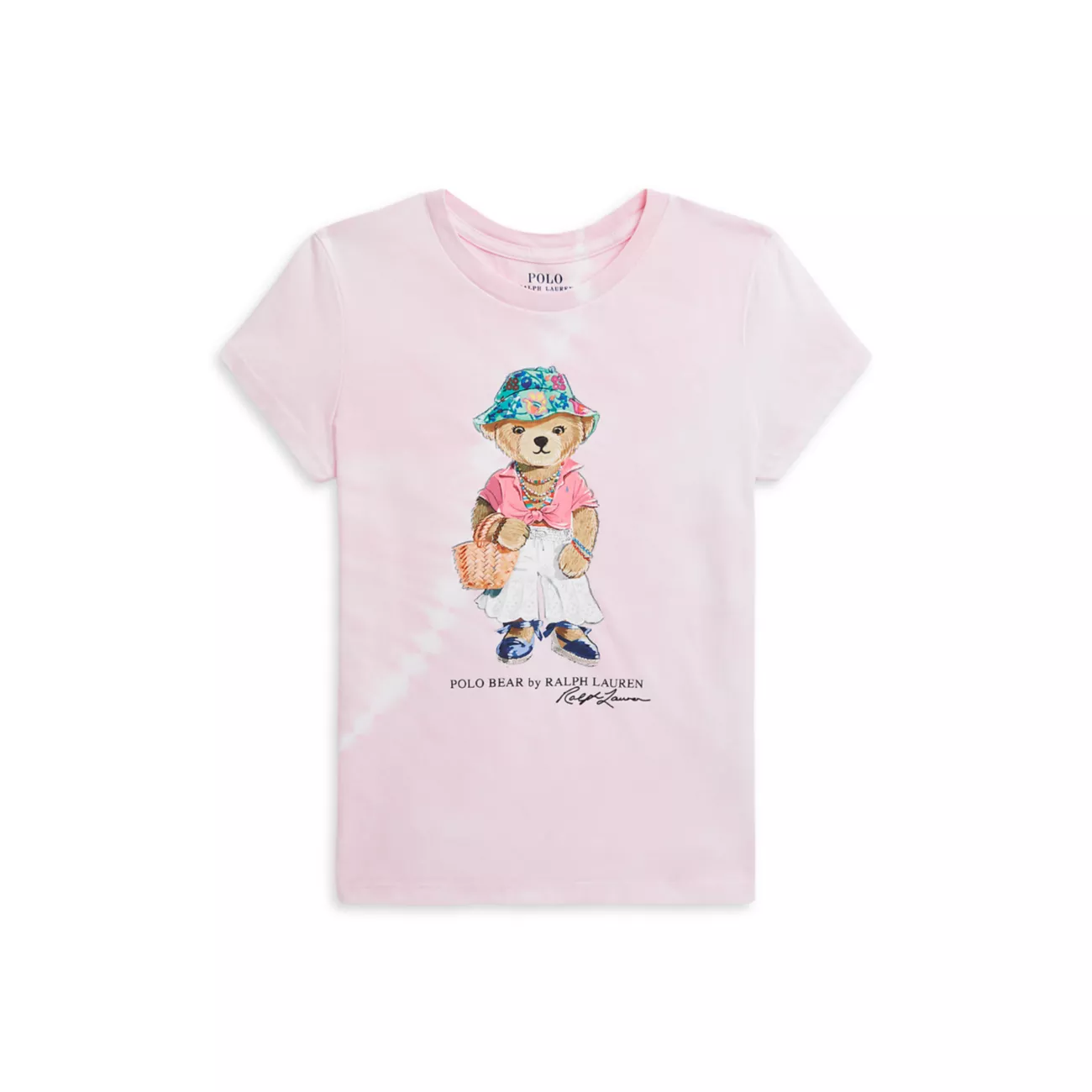 Little Girl's &amp; Girl's Beach Polo Bear Graphic T-Shirt Polo Ralph Lauren