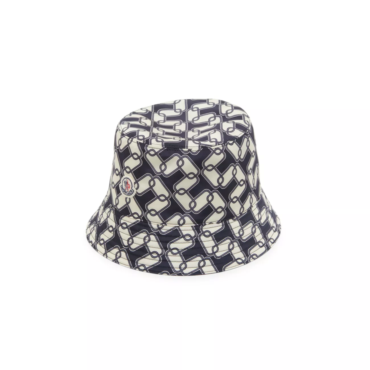 Logo-Detailed Abstract Bucket Hat Moncler