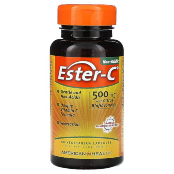 Ester-C, 500 mg, 60 Vegetarian Capsules American Health