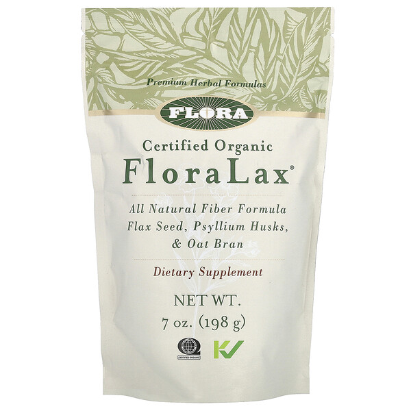 Certified Organic FloraLax, 7 oz (198 g) Flora