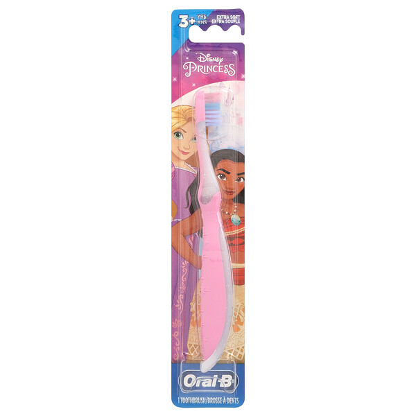 Toothbrush, Disney Princess, Extra Soft, 3+ Yrs, 1 Toothbrush Oral-B