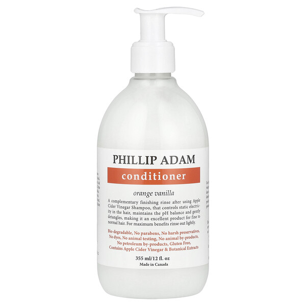 Conditioner, Orange Vanilla, 12 fl oz (355 ml) Phillip Adam