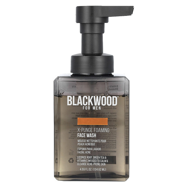 X-Plunge Foaming Face Wash, 4.55 fl oz (134.62 ml) Blackwood For Men