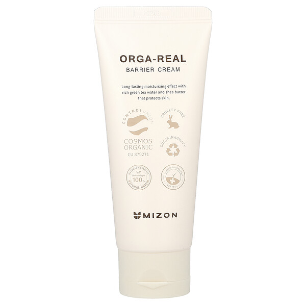 Orga-Real Barrier Cream, 3.38 fl oz (100 ml) Mizon