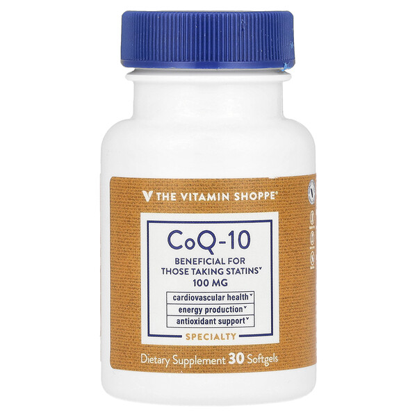CoQ-10, 100 mg, 30 Softgels The Vitamin Shoppe